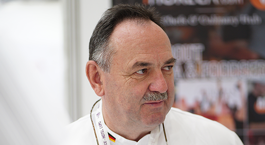 Frank Widmann, a German, Former President of the German National Culinary Team, and is currently the owner of the Widmann Albleben Restaurant. Frank has devoted his life to the culinary world. He served as the Jury President of IKA World Culinary Olympics from 2016 to 2020, and is a member of the Culinary Committee of the World Association of Chefs Societies 