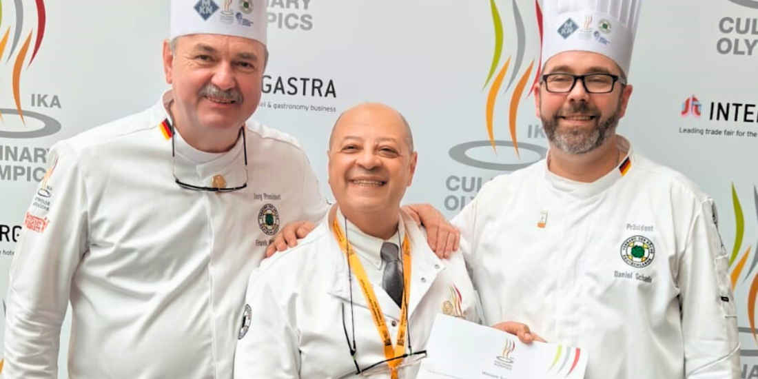 Chef Hossam Soliman as a Judge at the IKA Olympics in Germany