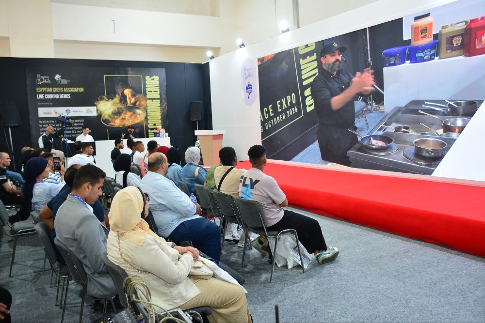 ECA live cooking demo at HACE expo 2025