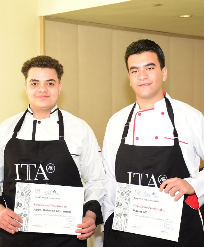 مدّ جسور التواصل بين الثقافات عبر فنون الطهي: اختتام برنامج الطهي الإيطالي في القاهرة